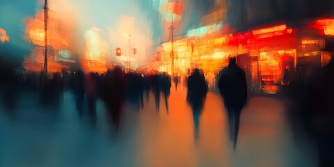 Obraz premium Soft blurred lights and shadows