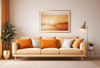 Photo modern style interior room 3d illustration