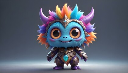 Fototapeta premium Monstruos y criaturas de juego de fantasía