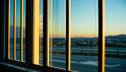 Travel luggage bag in an airport lounge with airport background, template for travel quotes