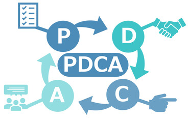 PDCAサイクルのイラスト