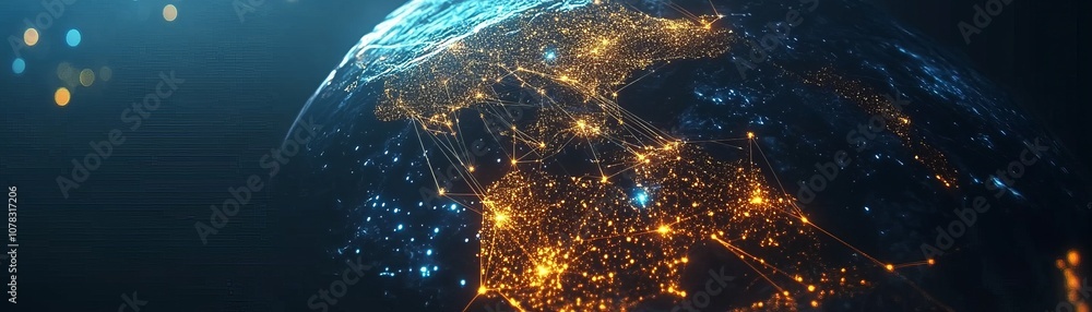 Poster explore the dynamic interconnections of global networks through stunning visualizations