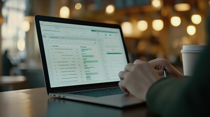 Researching Mortgage Rates in a Coffee Shop