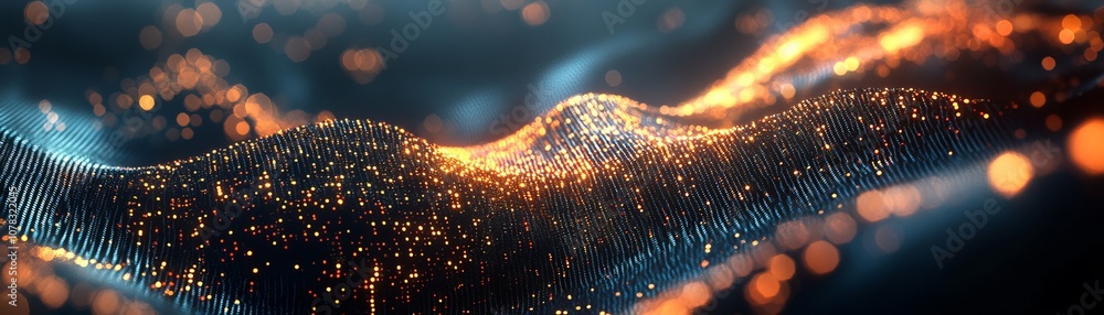 Poster discover how digital waves create stunning visual effects in modern graphics design
