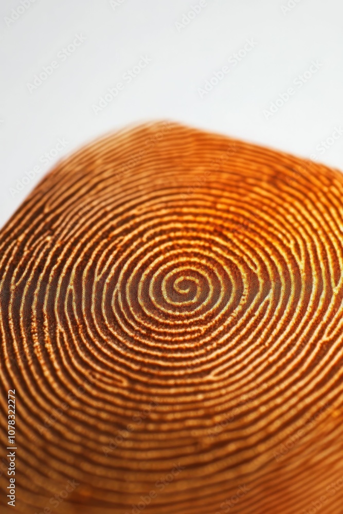 Poster close-up of concentric circles on a seashell.