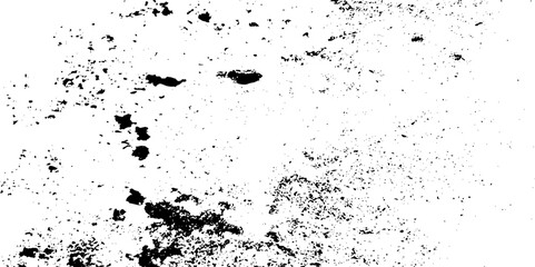 Dirt messy splash overlay and Black and white Dust overlay distress grungy effect paint. Black and white grunge seamless texture. Dust and scratches grain texture on white and black background.