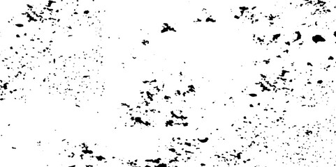 Dirt messy splash overlay and Black and white Dust overlay distress grungy effect paint. Black and white grunge seamless texture. Dust and scratches grain texture on white and black background.