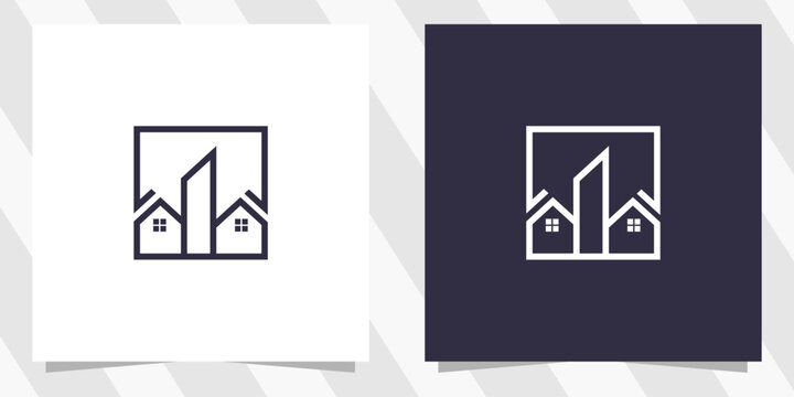 Home building logo design vectorr