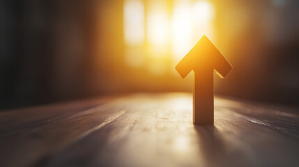 Startup business trend growth concept, improve development chart of company. Graph upward arrow grow up. Plan best sale performance return on investment stock, opportunity success challenge strategy