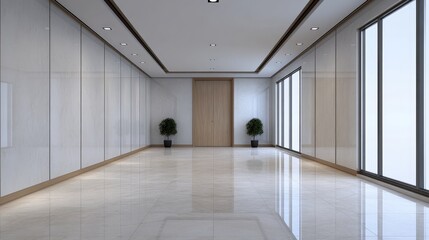 Modern Minimalist Hallway Design 