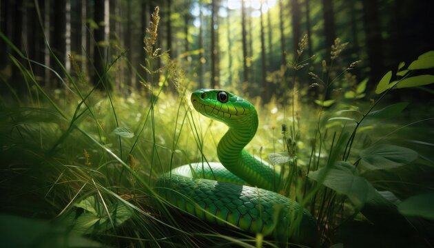 Green snake