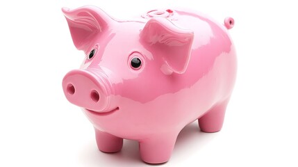 Obraz premium Pink Piggy Bank