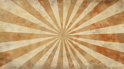 A Study in Rustic Geometry - An Abstract Interpretation of Solar Radiance Through Weathered Orange and Cream Stripes, Creating a Timeless Pattern That Evokes Both Nostalgia and Artistic Modernism