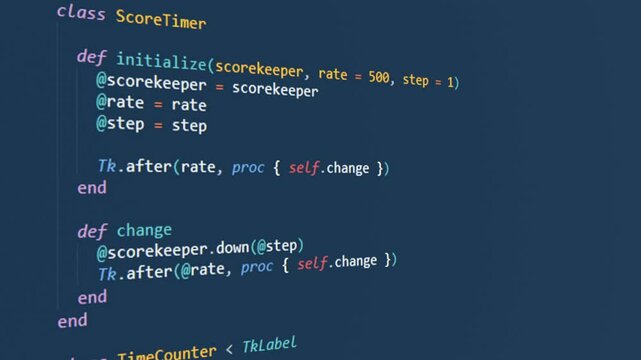 Program Code - background loop