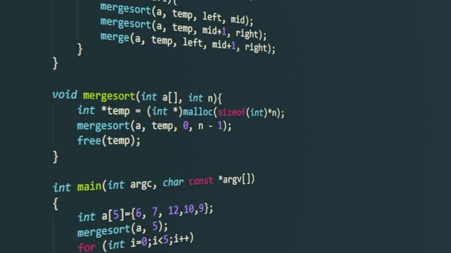 Program Code - background loop