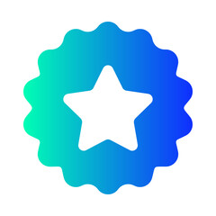 Quality Assurance Icon – Star Badge, Representing Certified, Trusted, and Premium Standards