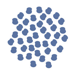 Abstract Shape Dotted