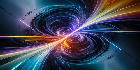 Digital abstract background, ideal for depicting a wide range of applications, including network capabilities, technological processes, data storage, AI, audio, graphics, science and education, etc.