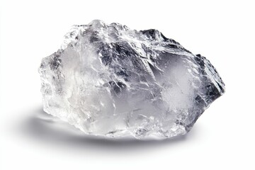 Fototapeta premium A large piece of clear ice.