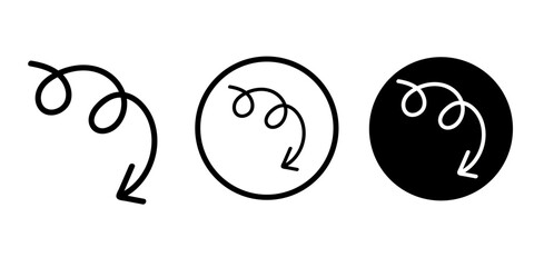 Arrows vectors icon set
