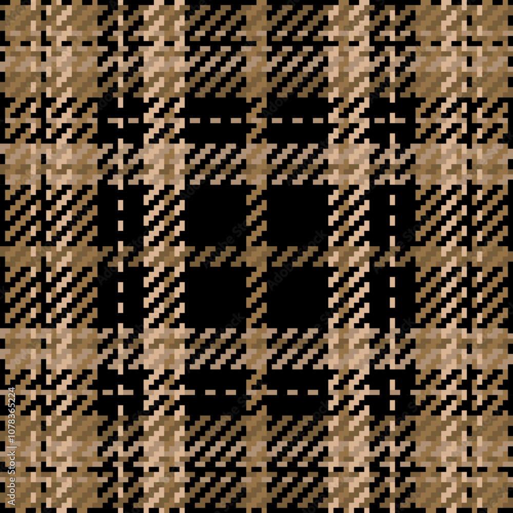 Poster seamless pattern of scottish tartan plaid. repeatable background with check fabric texture. vector b