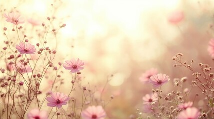 Fototapeta premium Gently blurred image of a mental health awareness banner waving softly in the breeze, soft and dreamy effect, World Mental Health Day