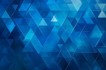 Obraz premium Neon blue geometric background