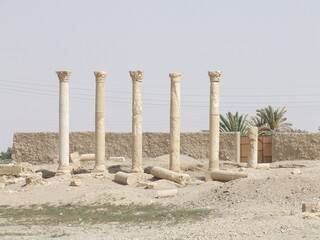 Fototapeta premium Historical ancient archeological UNESCO site Palmyra in Syria befora ISIS invasion and destuction