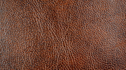 brown leather with visible details. background or texture