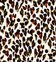 Leopard skin pattern, animal skin Seamless design