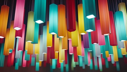 Fototapeta premium Abstract Digital Background with Glowing Lines and Dots Representing Data Flow in Tech Space