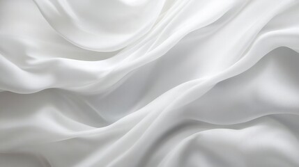 Obraz premium 3d wavy white smooth and wavy background