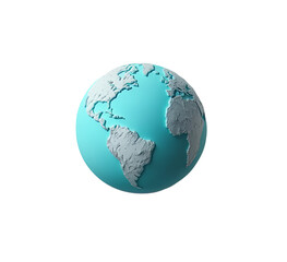 Fototapeta premium World globe, PNG transparent background