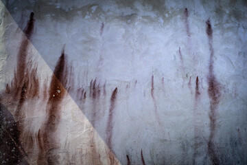 Shadow marks on a background wall