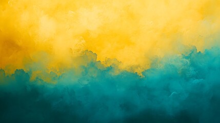 Yellow and teal gradient for vibrant and refreshing background use