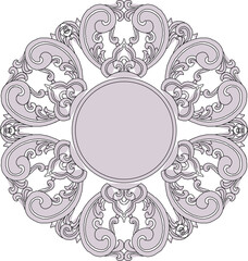 Sketch vector illustration silhouette design ornate painting decoration ornament abstract modern classic vintage ethnic floral traditional 