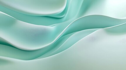 Fototapeta premium Light aqua green background with a soft finish