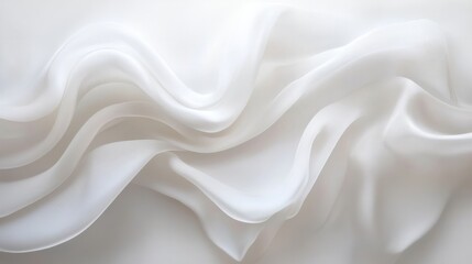 3d wavy abstract white background