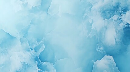 Obraz premium Soft blue gradient with a smooth marble texture for calming backgrounds