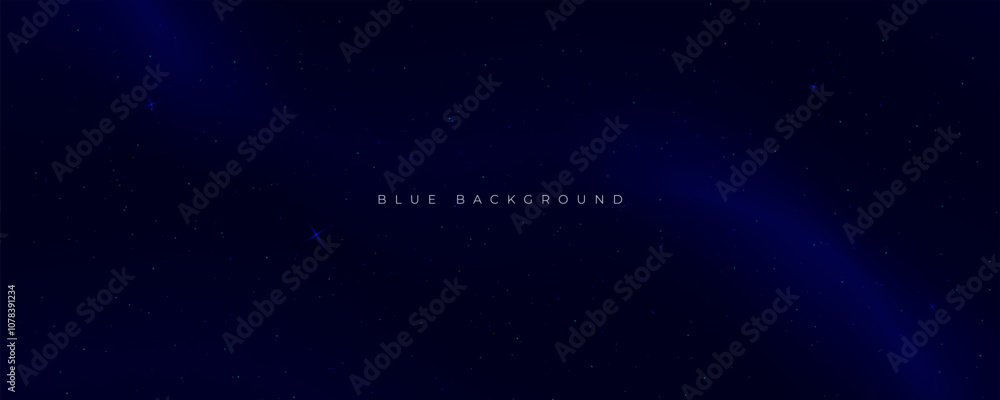 Poster abstract blue gradient background wavy shape design vector