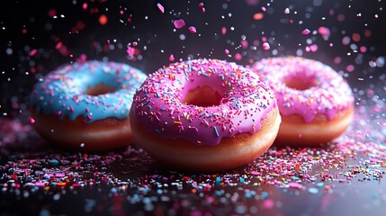 national donut day with space area for text