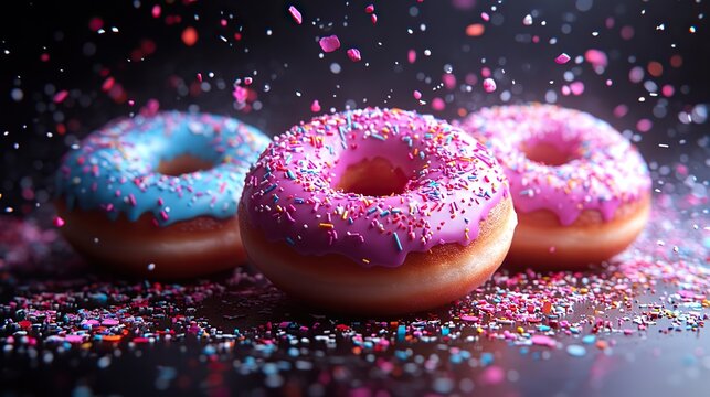 national donut day with space area for text