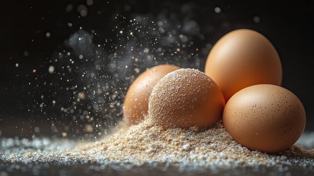 national egg day with copy space for text