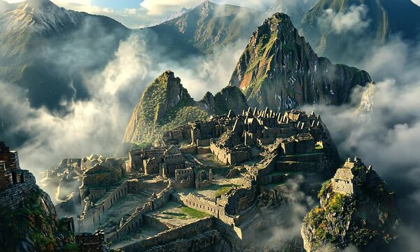 Machu Picchu, Ancient Inca City in the Clouds