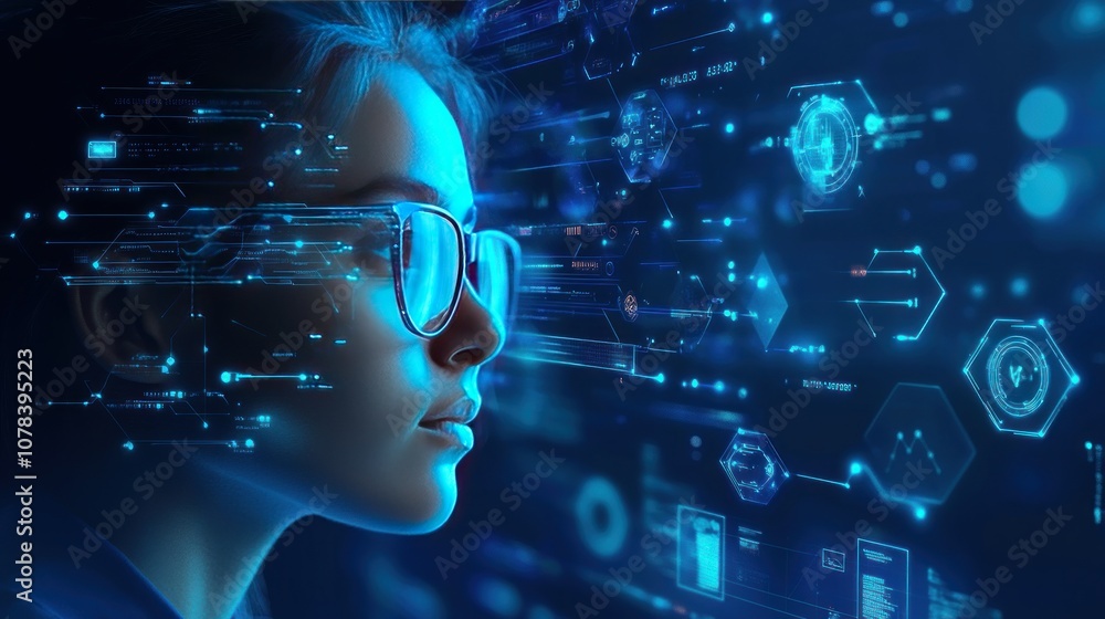 Poster teacher integrating ai tools to analyze student performance, smart dashboards offering insights for 