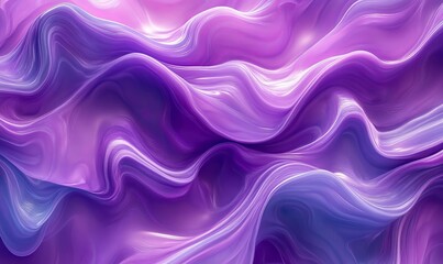 Violet Fractal Waves, Generative AI