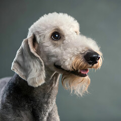 The Bedlington Terrier is a unique, affectionate breed known for its distinctive lamb-like appearance.