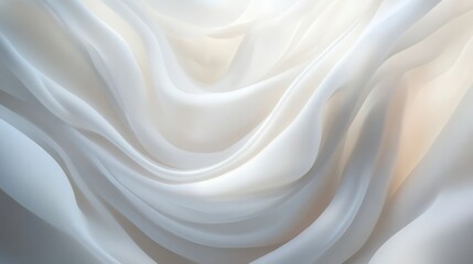 Obraz premium 3d abstract white wavy background