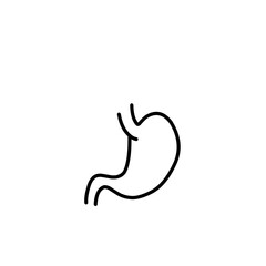 Stomach line icon