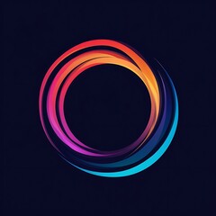 Modern abstract logo design ai generated